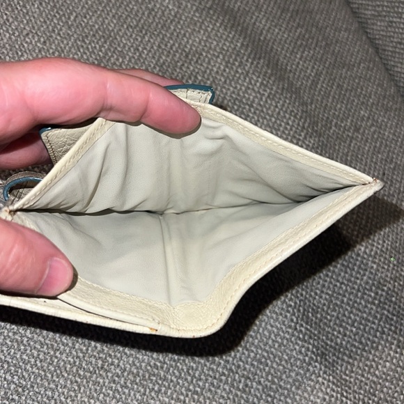 Celine Authentic blue and white compact wallet - Picture 13 of 17